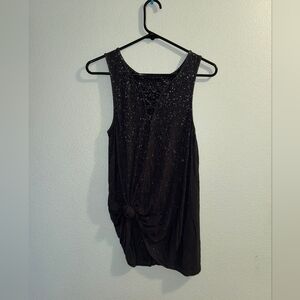 Soft & Sexy Sleeveless Top with Knot Detail